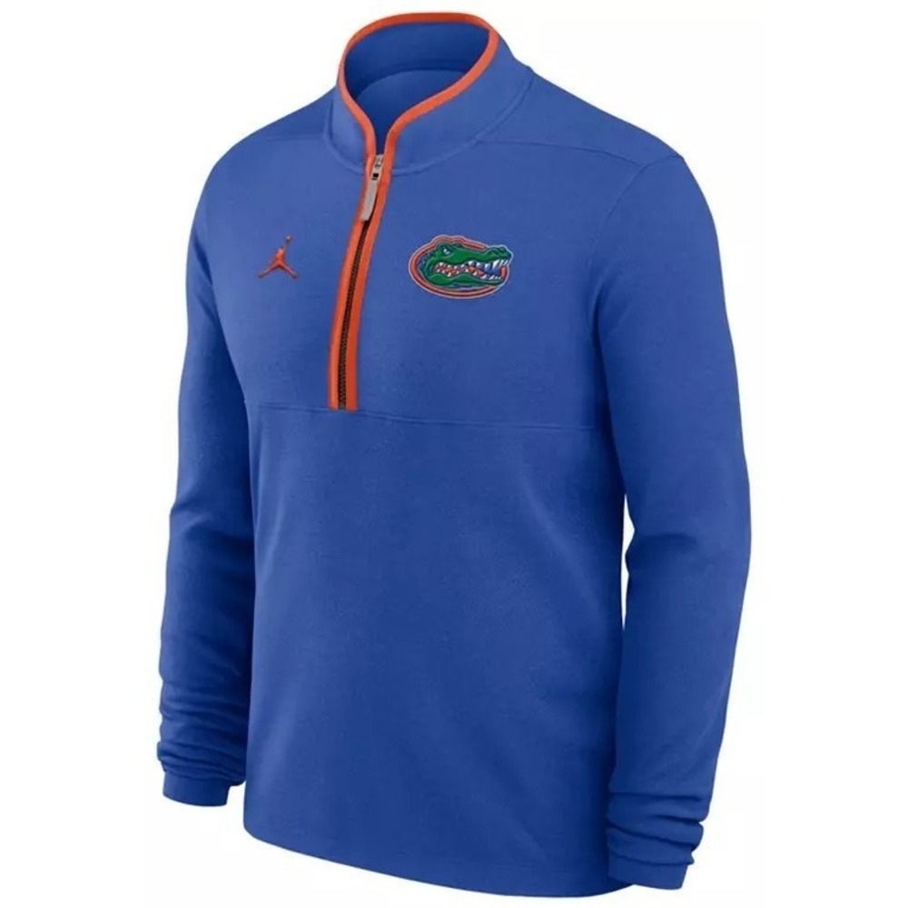 Jordan Men's Florida Gators Game Royal Victory‎ Half-Zip Pullover Medium